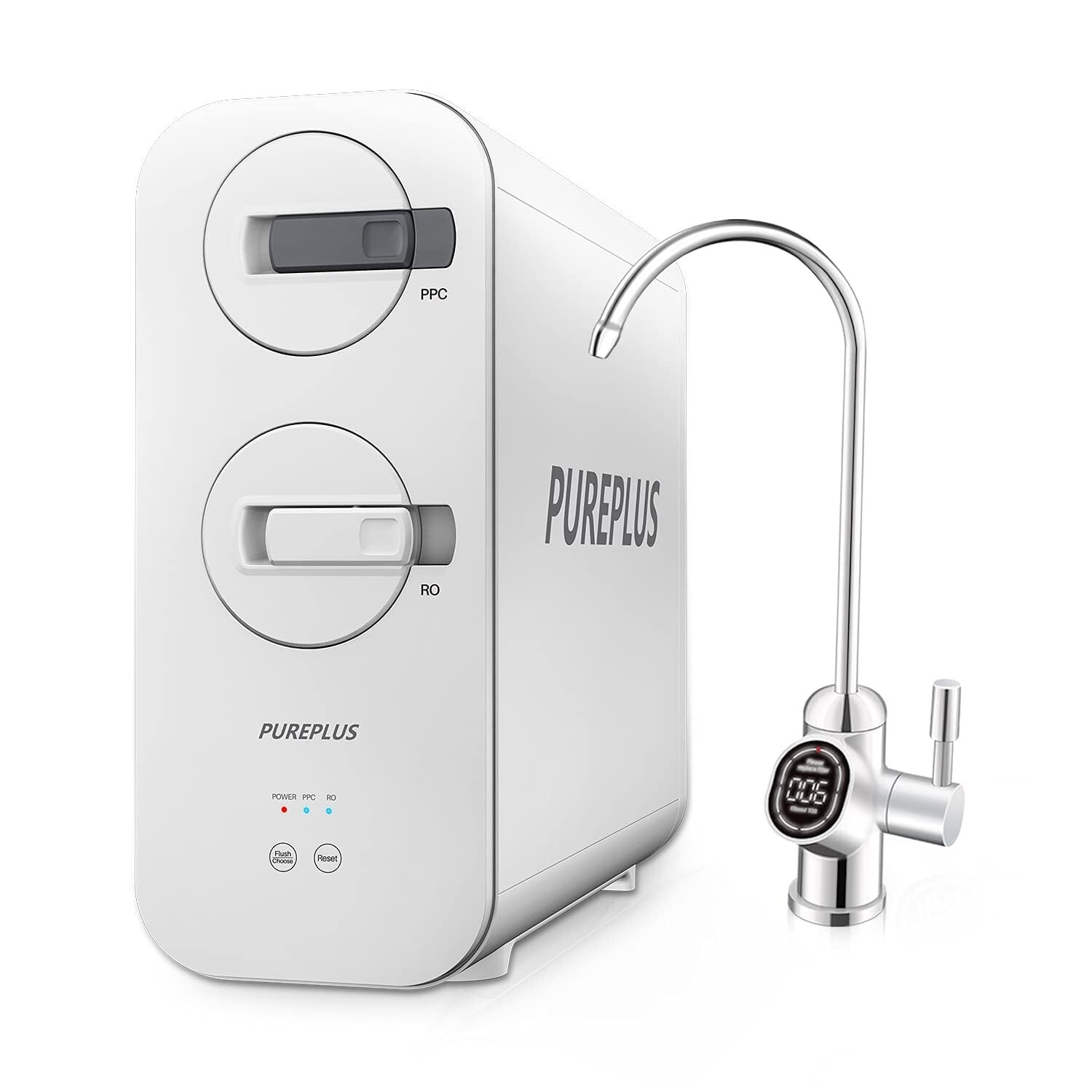 PUREPLUS Reverse Osmosis Water Filtration System, 600 GPD High Output RO Filter