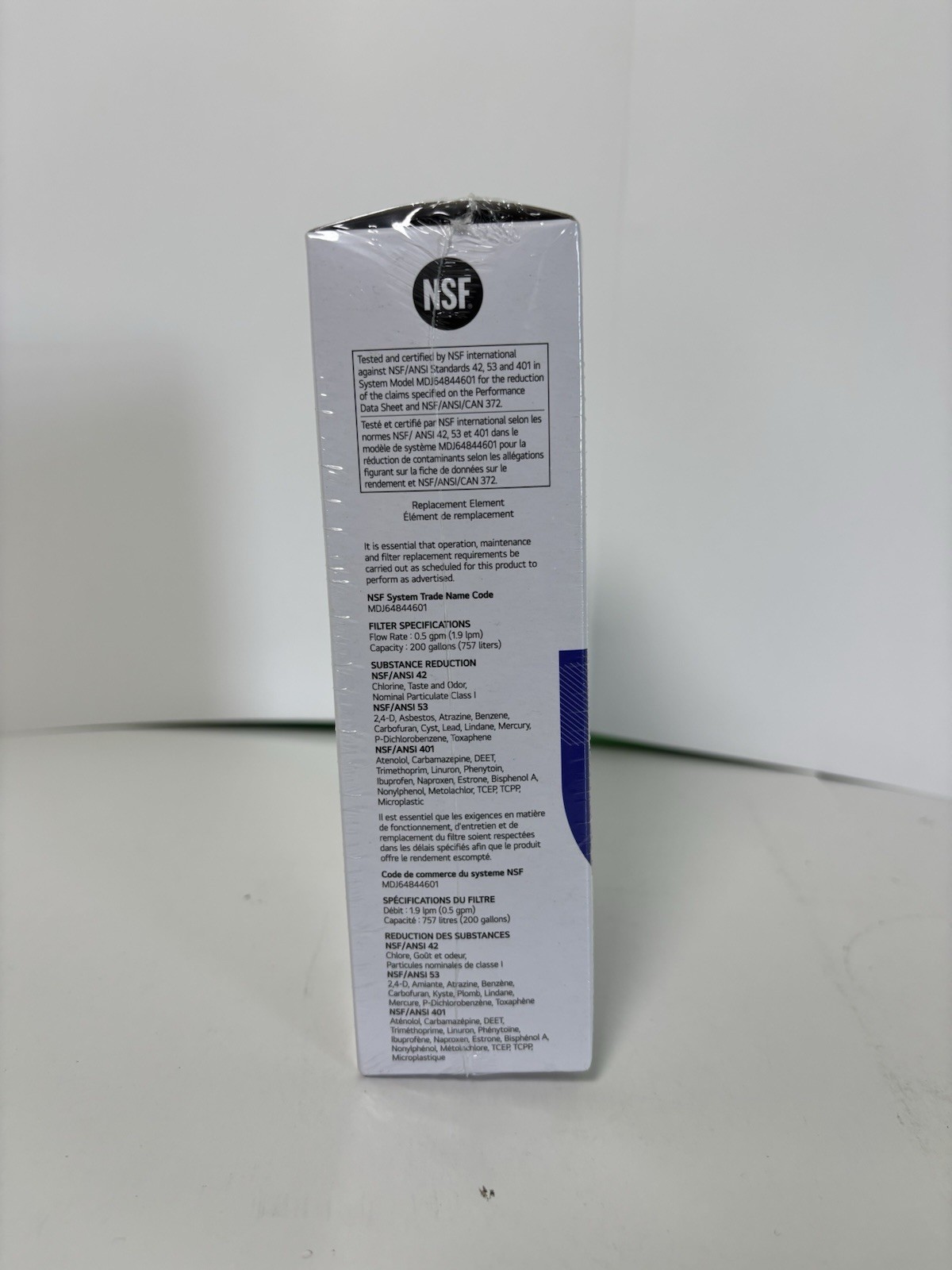 NEW SEALED LG LT1000P2 6-Month/200 Gallon Refrigerator Replacement Water Filter