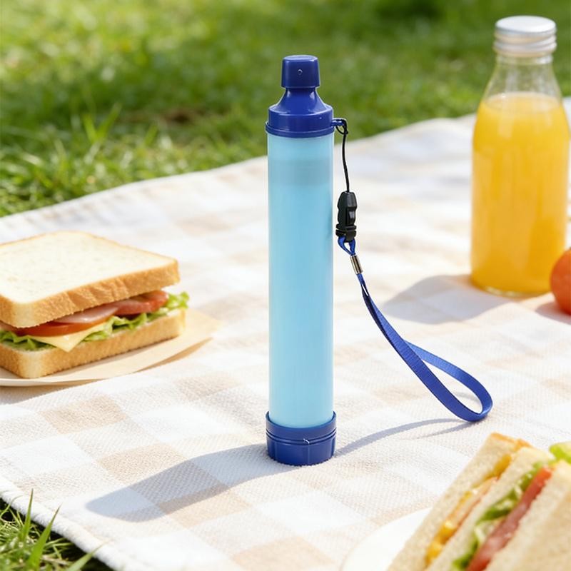1pcs Outdoor Water Filter, Personal Straw Water Filtration System, Emergency Sur