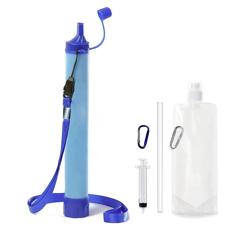 1pcs Outdoor Water Filter, Personal Straw Water Filtration System, Emergency Sur