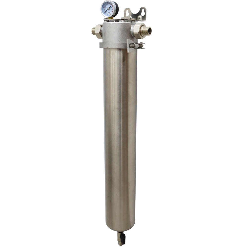 1 Inlet 20in 304 Stainless Steel Front Filter w/ 40μm Filter Screen 15000L/h