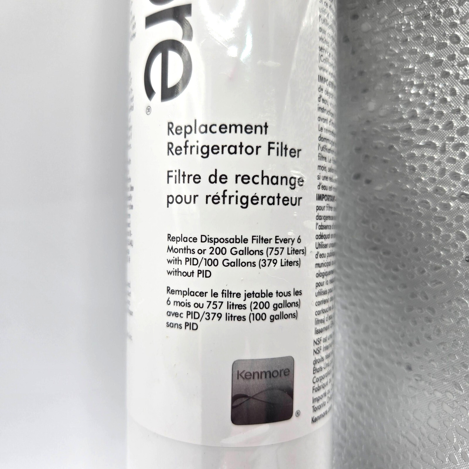 Kenmore 460-9083 Refrigerator Replacement Water Filters 2 PCS – New/Sealed