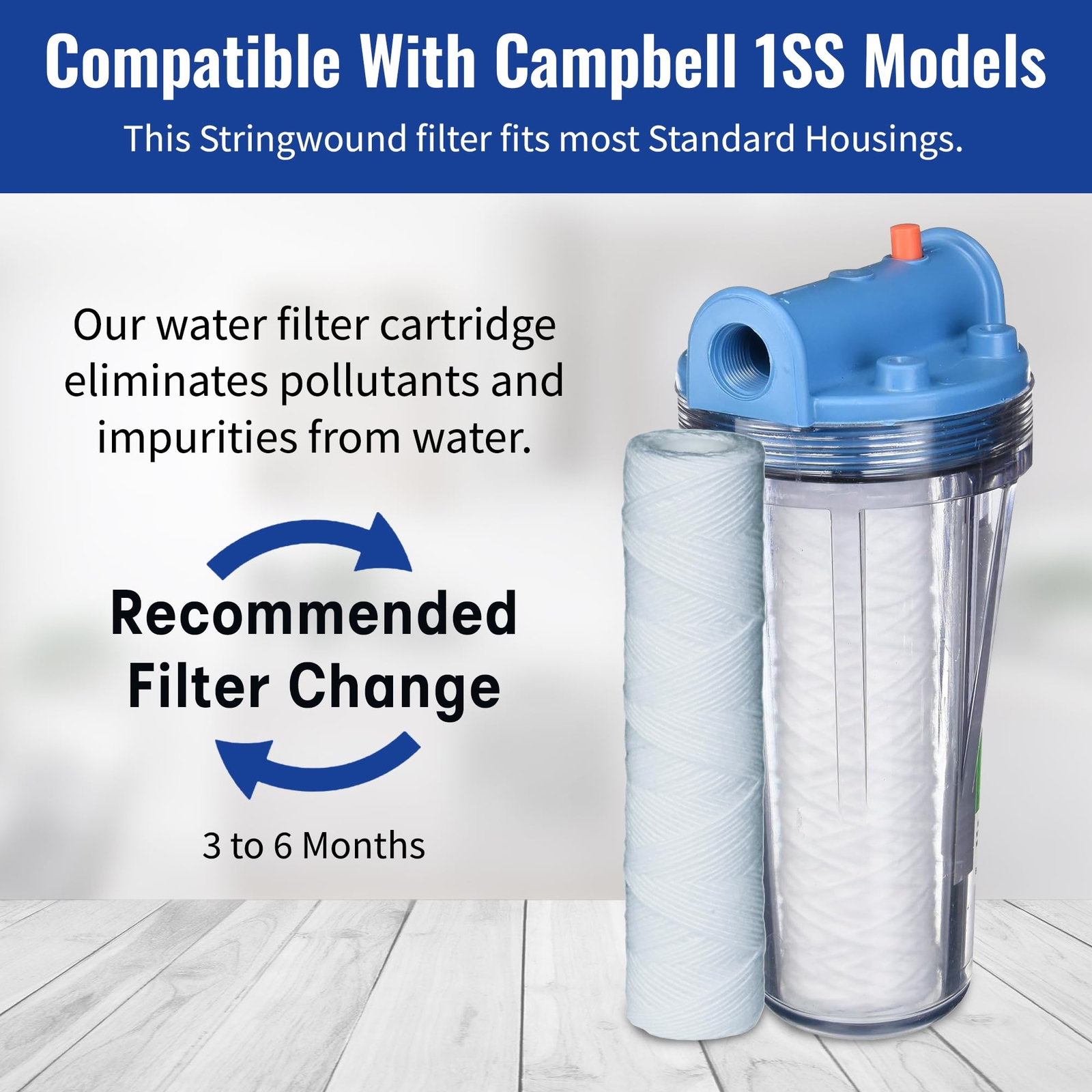 Campbell 1SS30 5 Micron Sediment Filters 5 Pack by Complete Filtration Services
