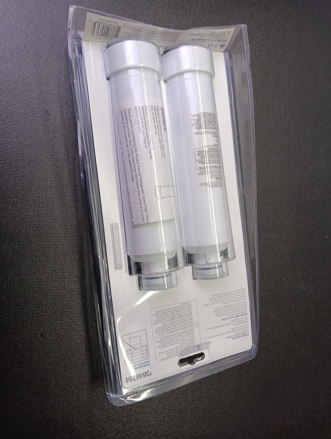 Project Source 3846784 S-2-2 Fridge Water Filter Samsung HAF-CINS 2 Pack (bn)