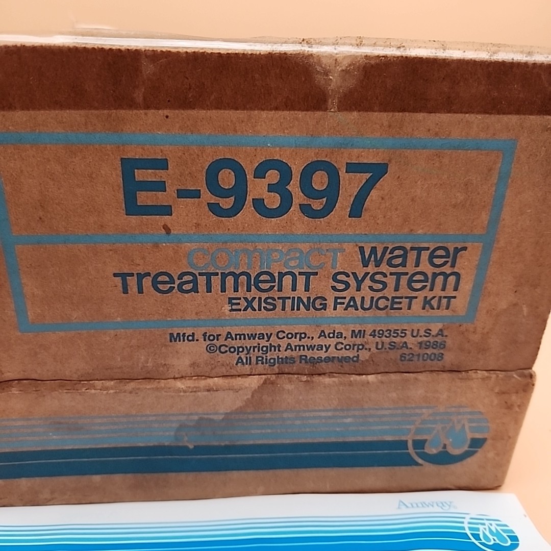 Genuine Amway E-9397 Compact Water Treatment System Existing Faucet Kit OpenBox
