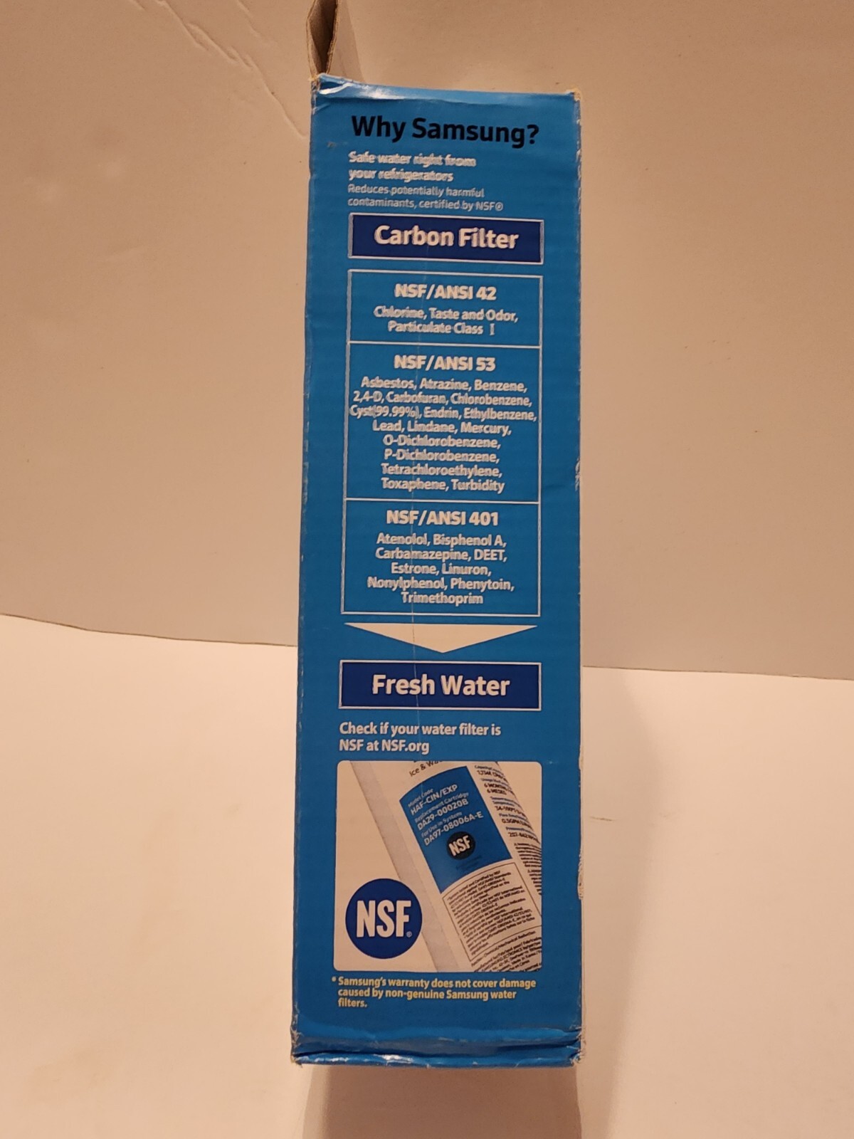 Samsung Genuine DA29-00020B HAF-CIN/EXP Fridge Ice & Water Filter