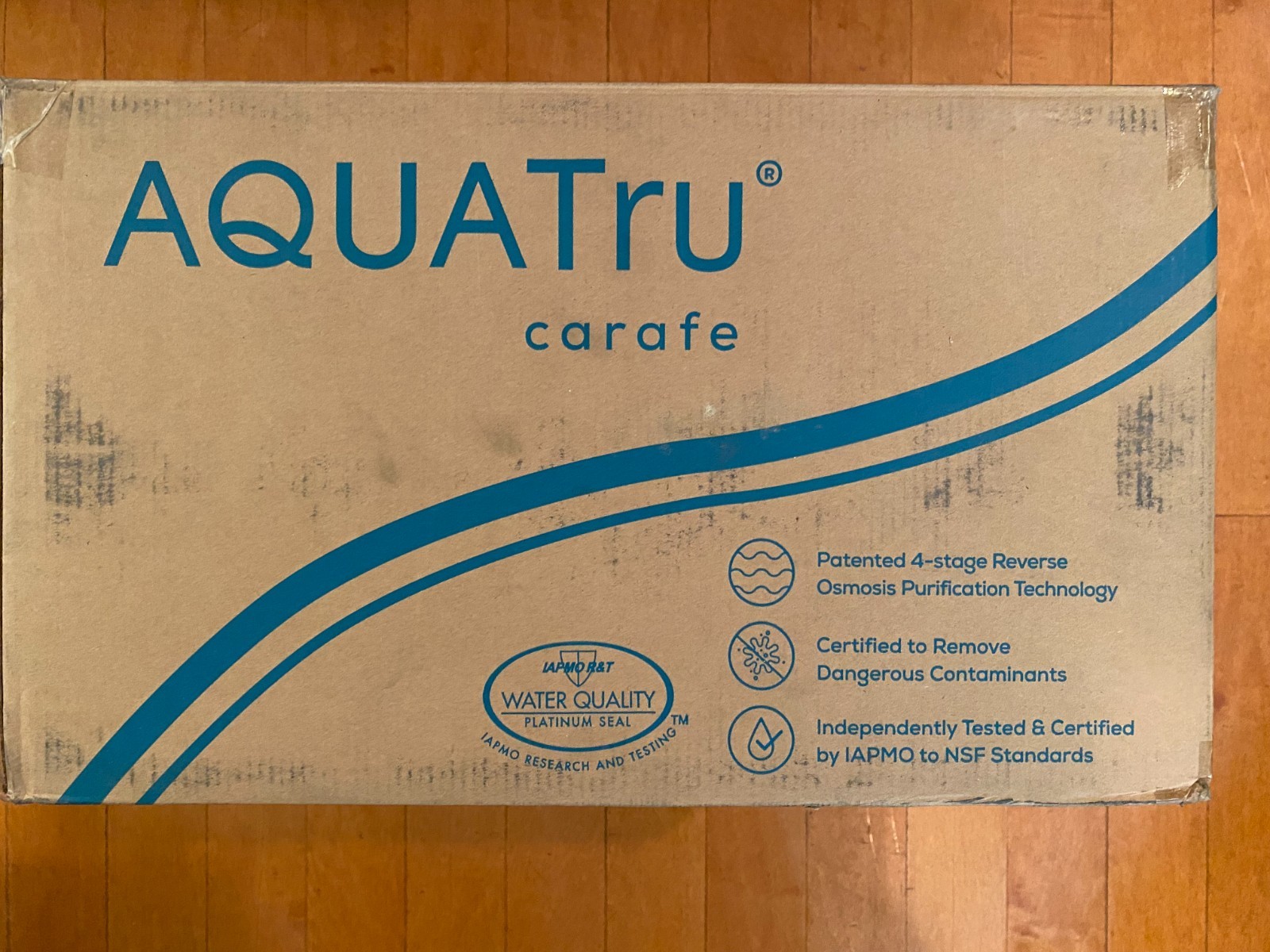 NEW AquaTru AT100 Carafe Countertop Reverse Osmosis Water Purifier Brand New