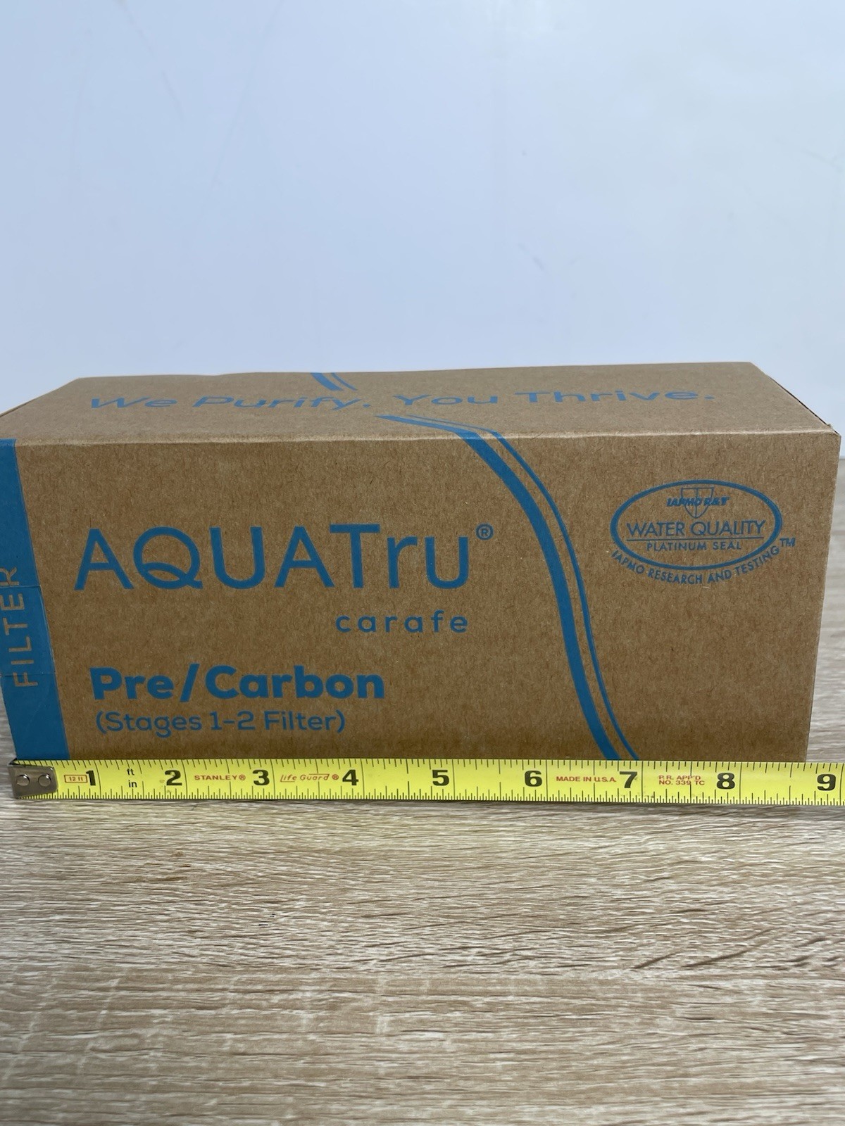 AquaTru Carafe Pre/Carbon Stage 1-2 Filter 10AT100SF01 New Open Box