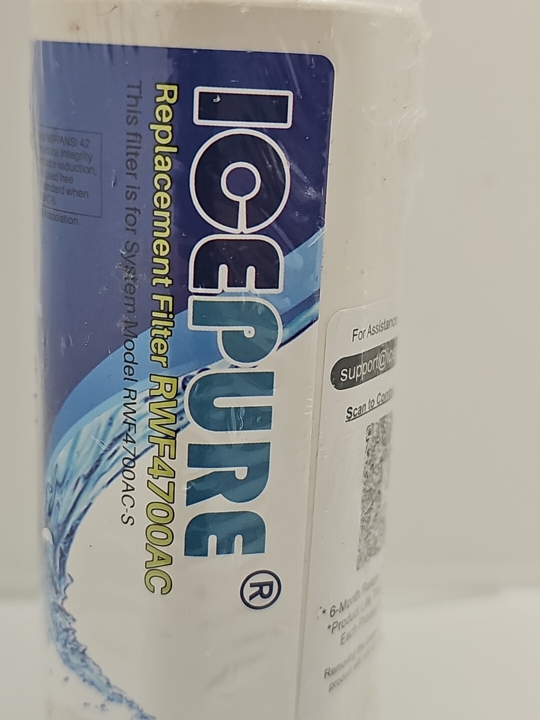 Ice Pure RWF4700AC-S Refrigerator Replacement Water Filter