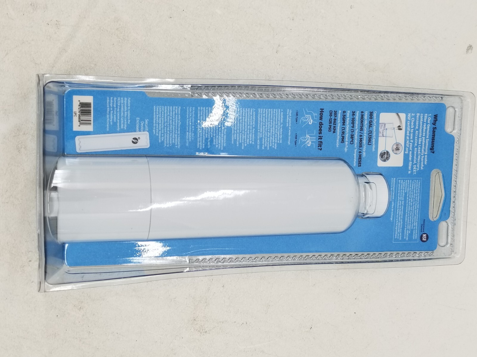 Samsung DA29-00020B HAF-CIN/EXP internal fridge water filter genuine Part