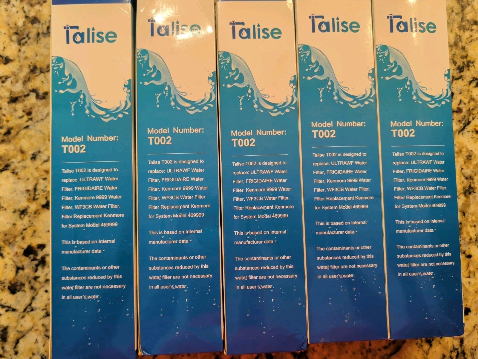 5x Pack ULTRAWF Frigidaire, Kenmore, Ultra PureSource Refrigerator Water Filter