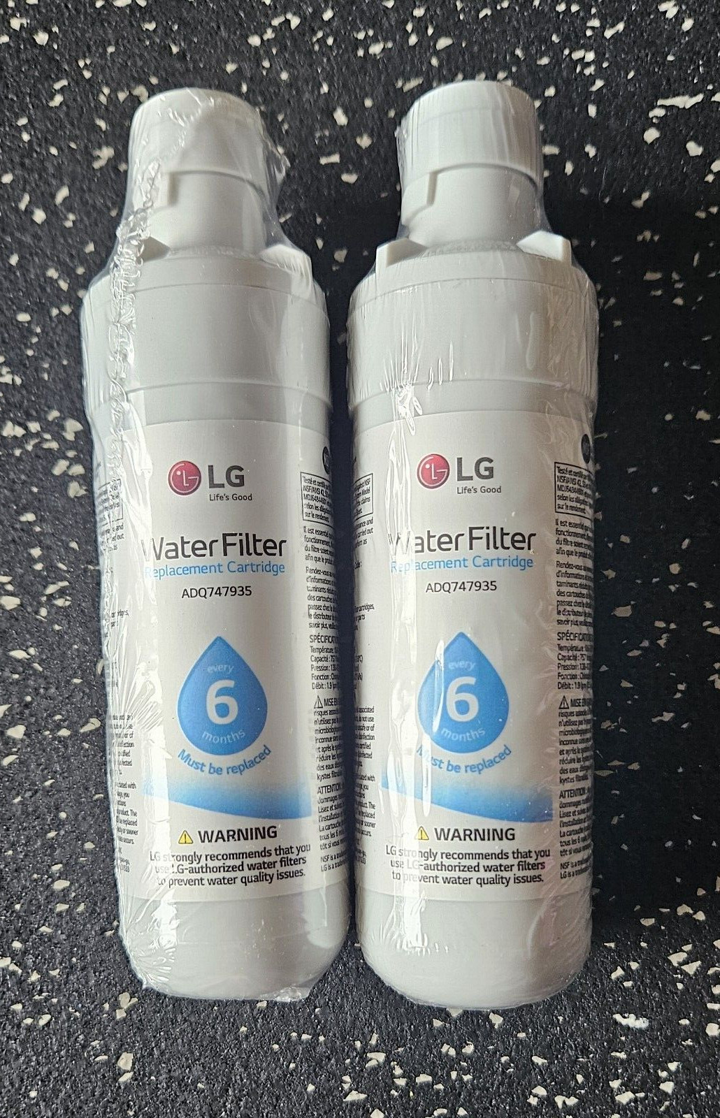 2-PACK ! LG LT1000P ADQ74793501 Replacement Refrigerator Fridge Water Filter