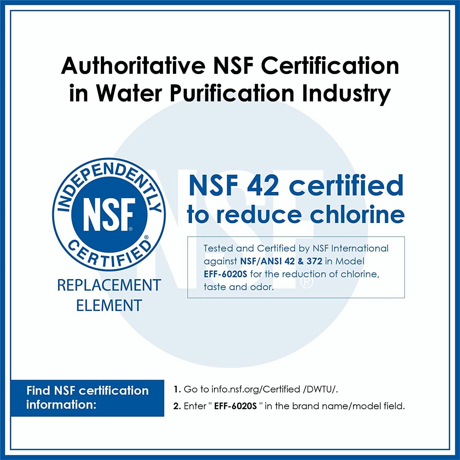 Waterdrop LT800P® Refrigerator Water Filter, Replacement for LG® LT800P®, 1 Pack