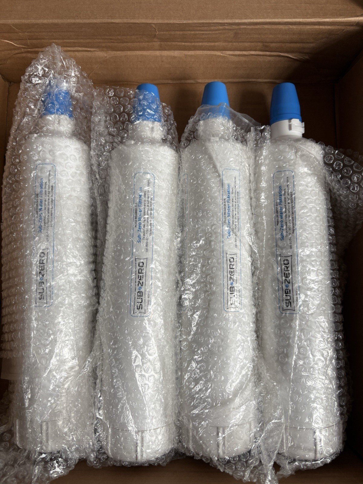 Lot of 4 Sub-Zero Refrigerator Water Filter Cartridges 9030868-SYS