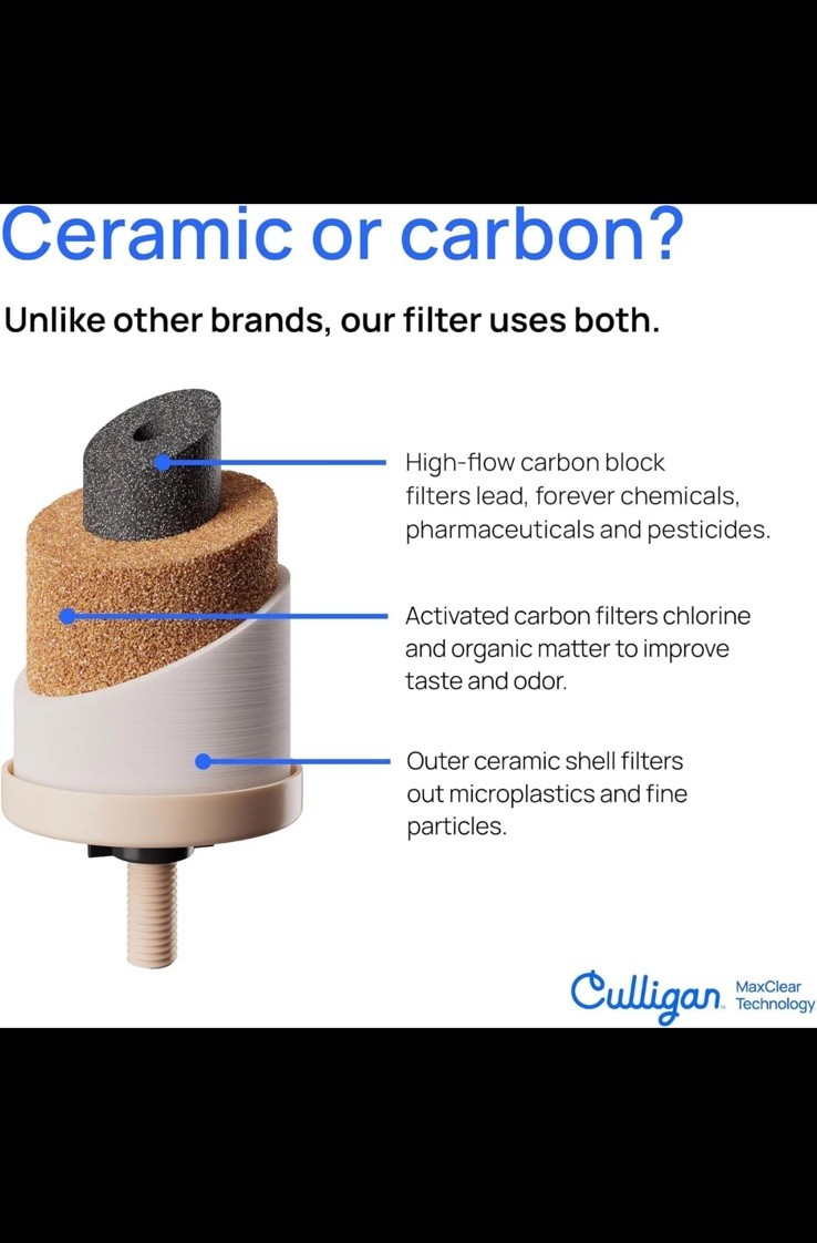 Culligan with MaxClear Technology 2.25 Gallon Gravity Water Filter System