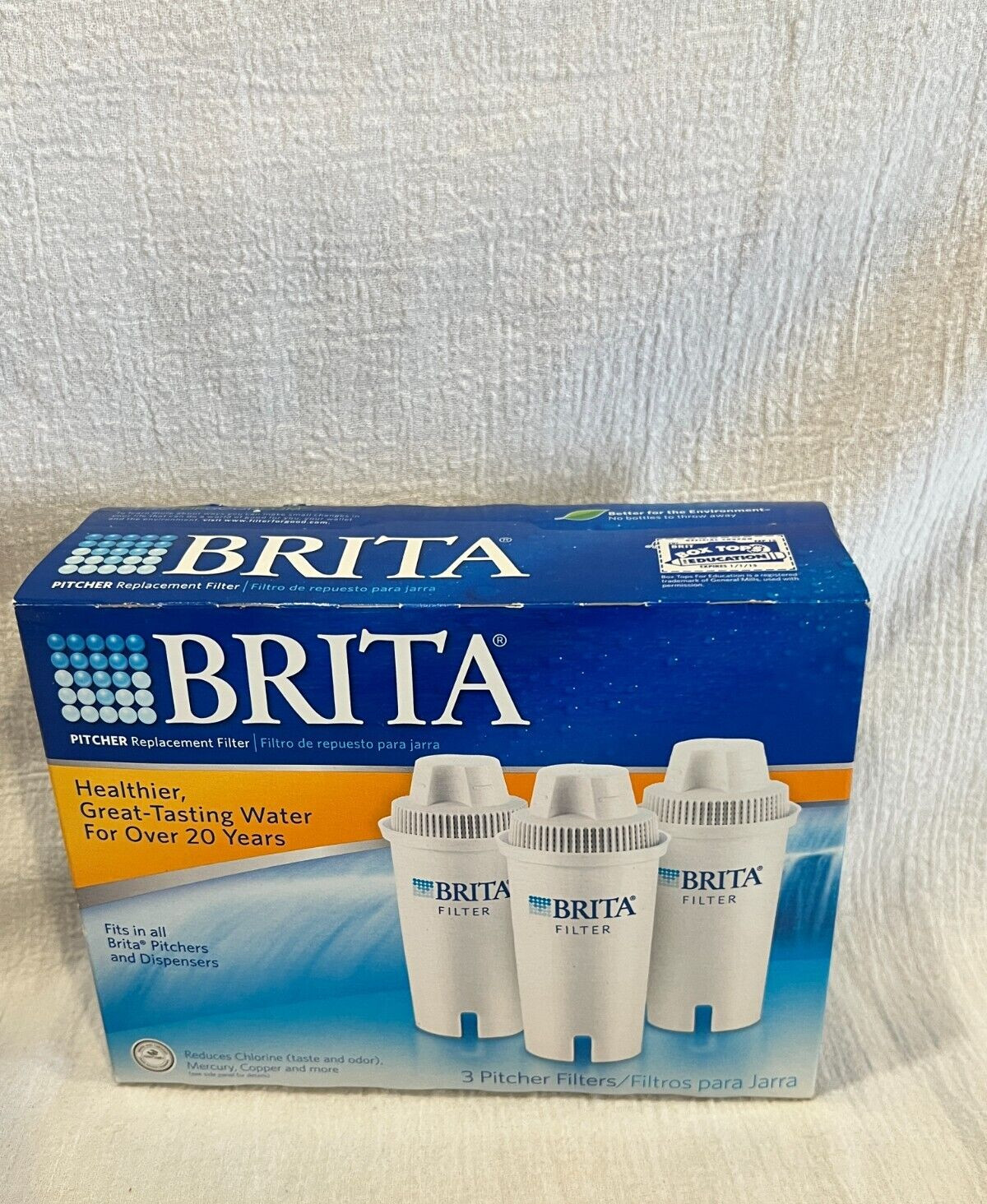 BRITA Pitchers Replacement Filter 3 Pack Reduces harmfull Contaminants