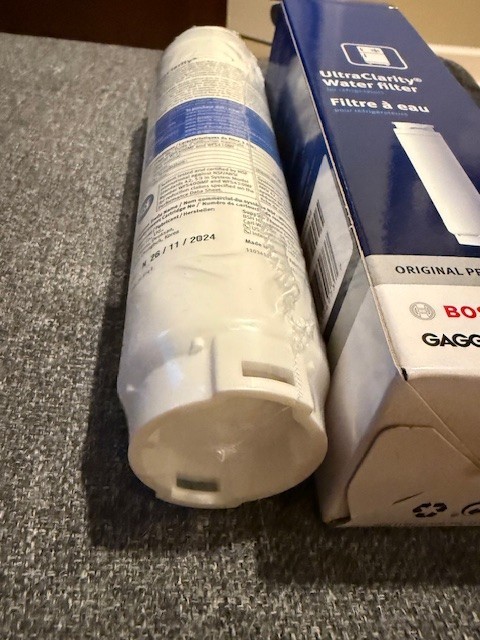 Brand New Bosch Ultra Clarity Water Filter for refrigerators, 1 filter #11034152