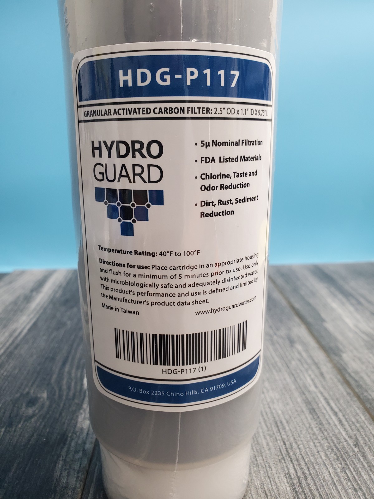 Hydronix HDG-P117 5 Micron Standard 10 x 2.5 Carbon Water Filter