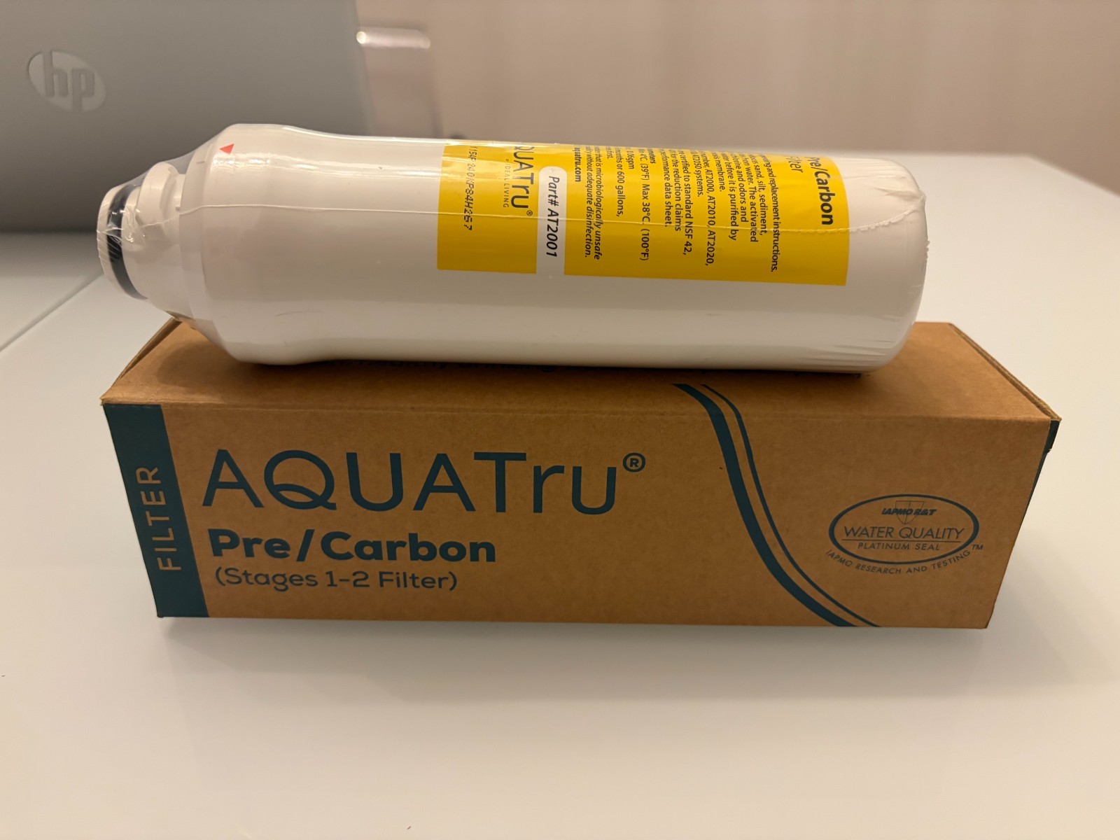 AquaTru – 1 Year Combo Pack – Includes 2 Pre-Filters & 1 Carbon Filter New