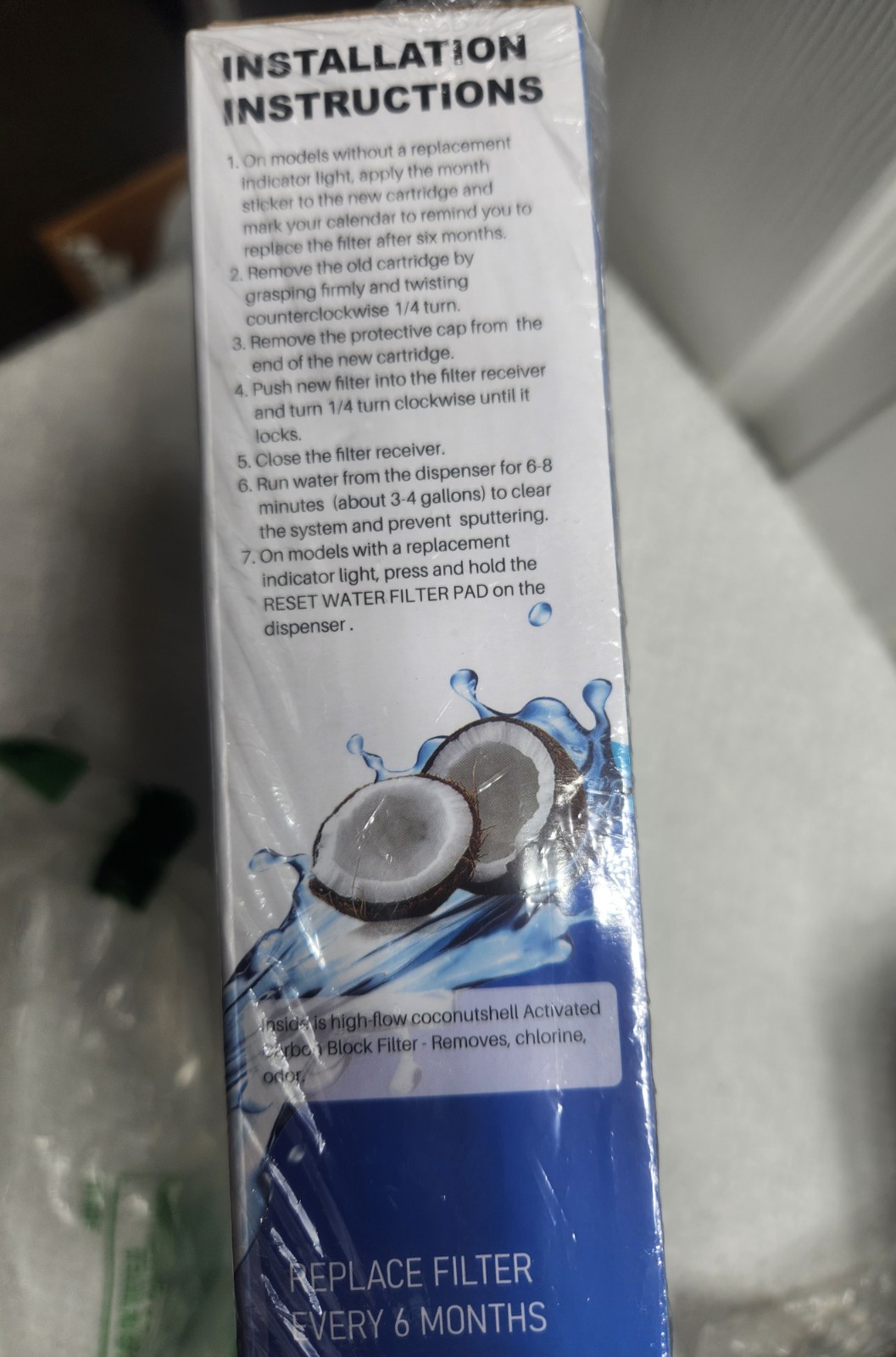 4 Pack Sabethe ST-F058 Water Filter Replacement for EPTWFU01 PureSource Ultra II