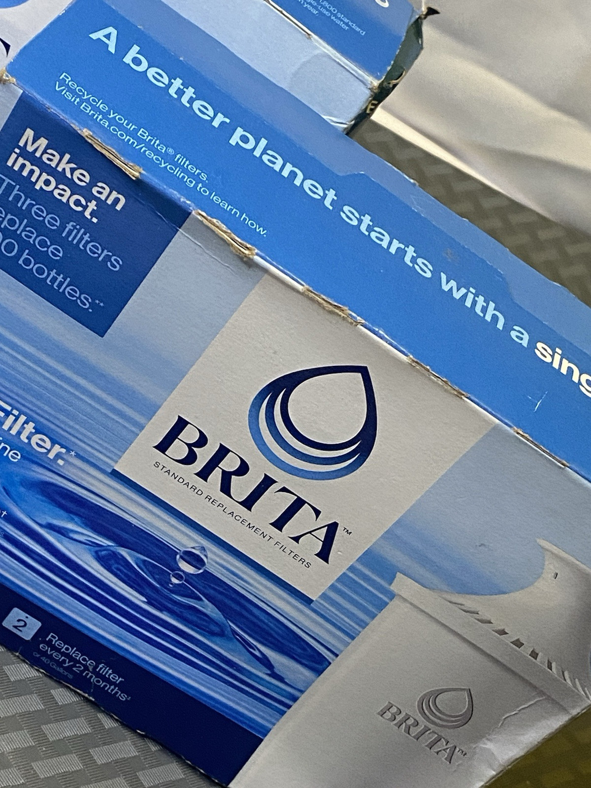 TWO 3 PACKS BRITA FILTERS, MADE IN CANADA
