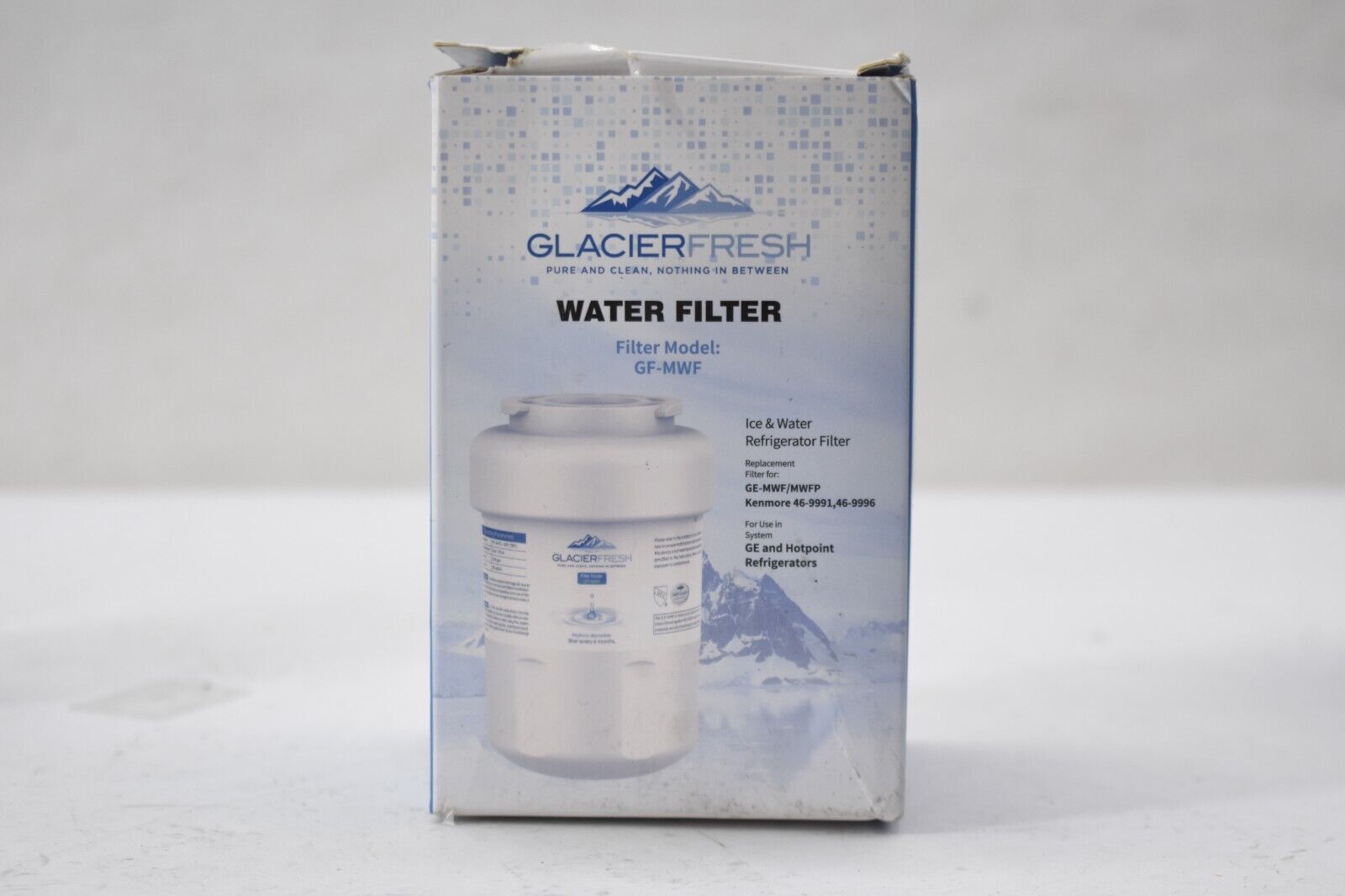 Lot Of 2 Ice & Water Refrigerator Filter 200-Gallons Replacement Element GF-MWF