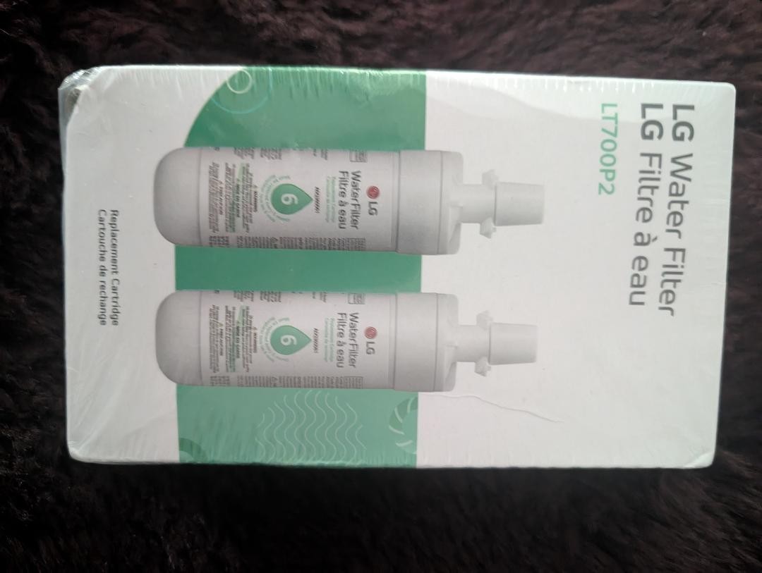 Genuine LG Water Filter For LG Refrigerator – 2 PACK (LT700P2) Sealed