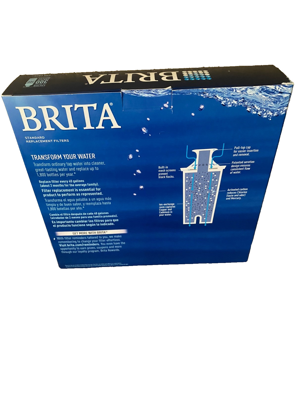 Brita 987554 Pitcher Standard Replacement Filters – 10 Pack Brand New