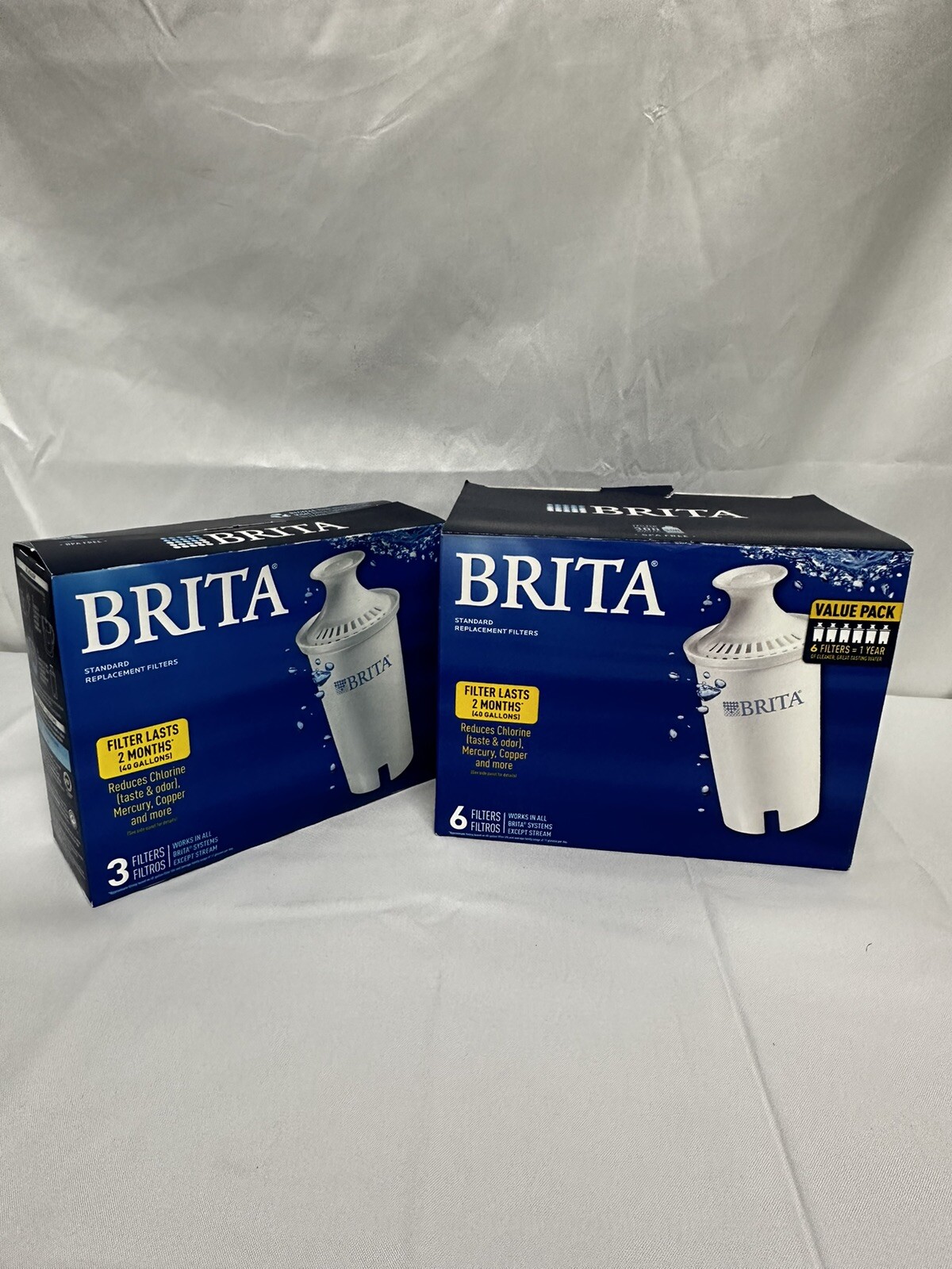 Brita Replacement Water Filter 8 Pack Value Pack Replacement year supply