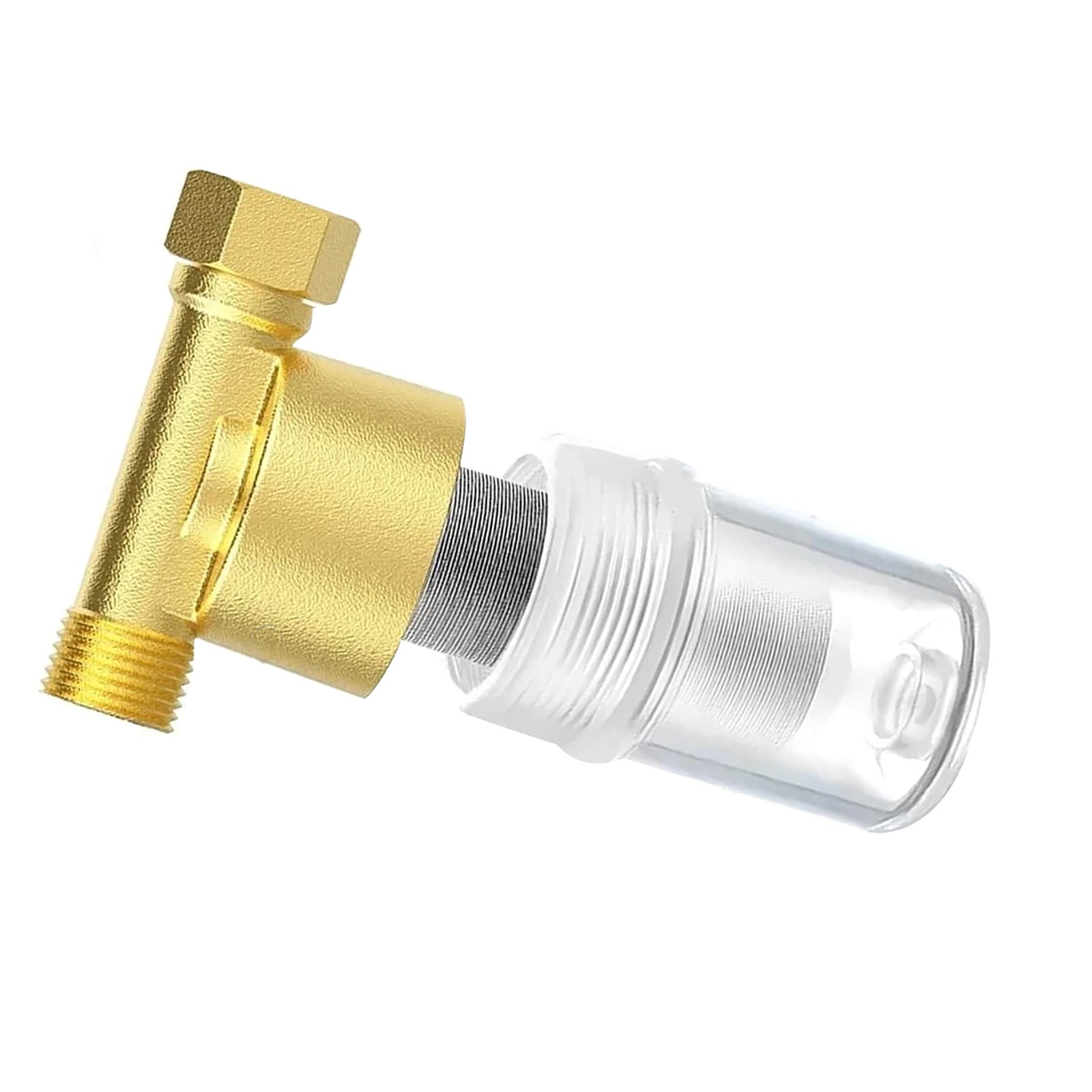 Brass Sediment Filter for Water Heater 40 Micron 1/2 Inch 3/4 Inch Hot Water Fit