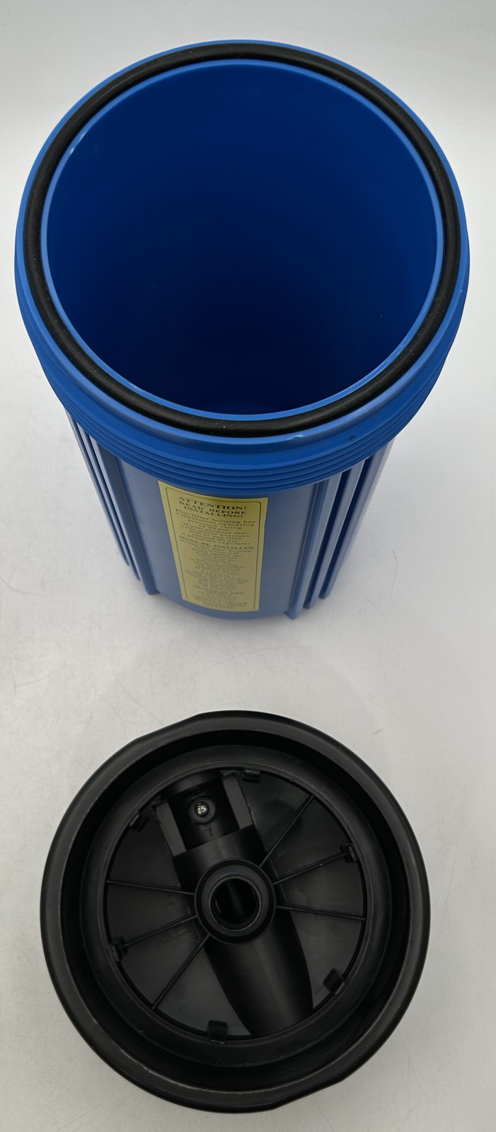 Geekpure 10in Water Filter Housing Blue 3/4″NPT Fit 4.5″ x 10″