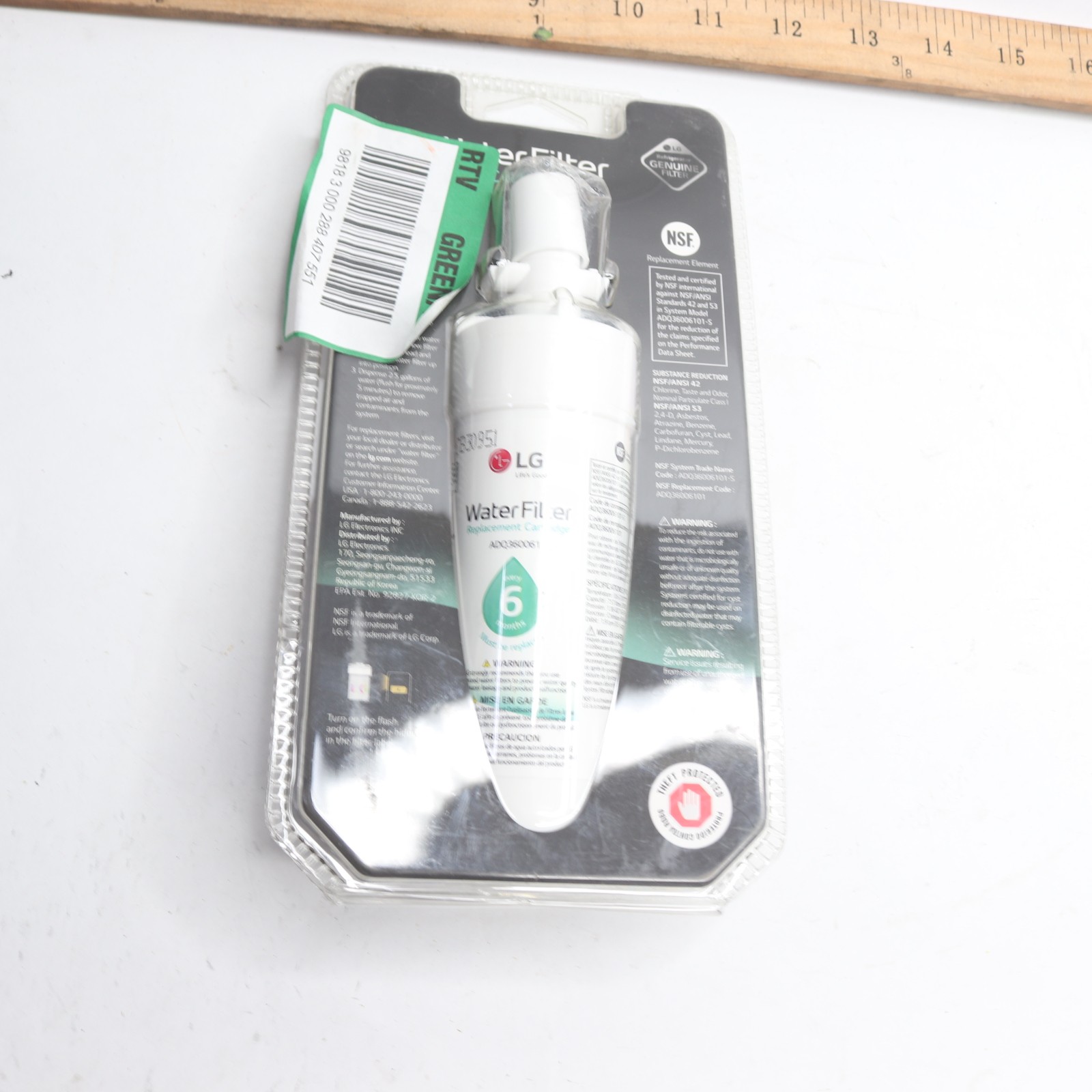 LG Premium Refrigerator Filter ADQ360061
