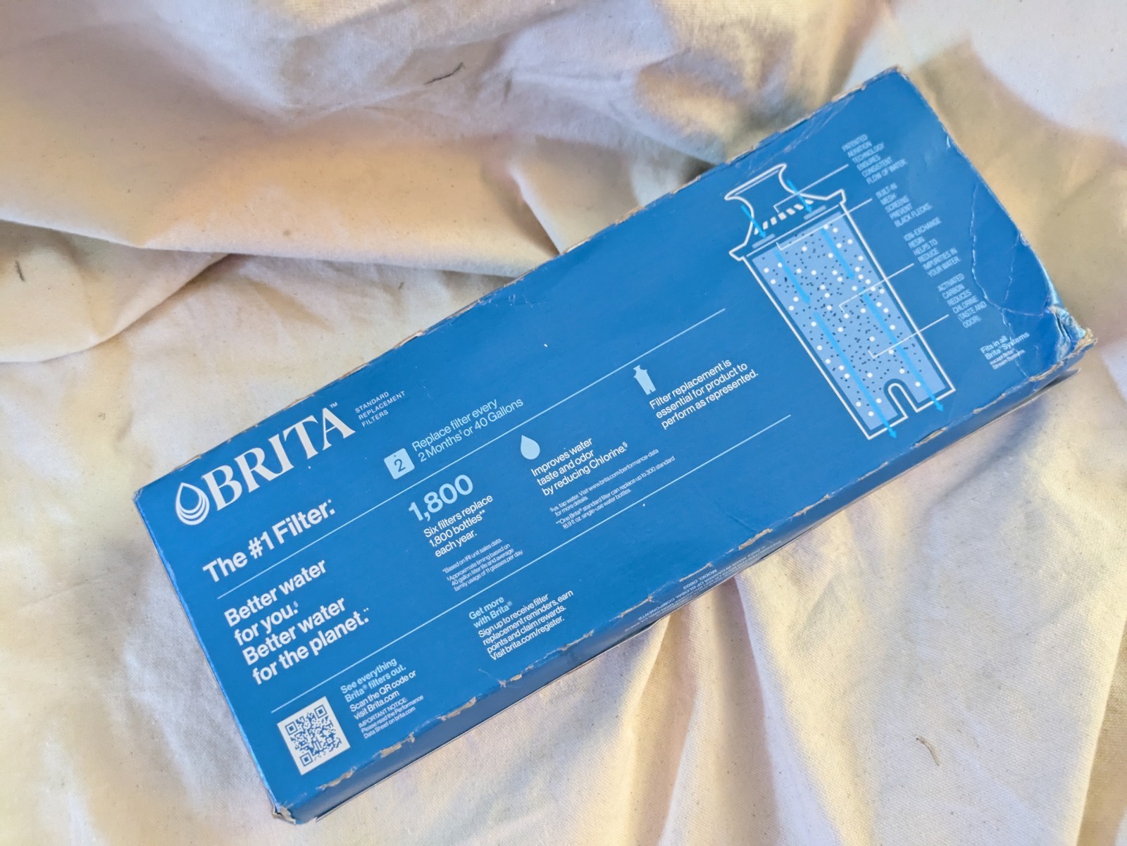 Brita 6 Pack Replacement Water Filter 36417 NEW