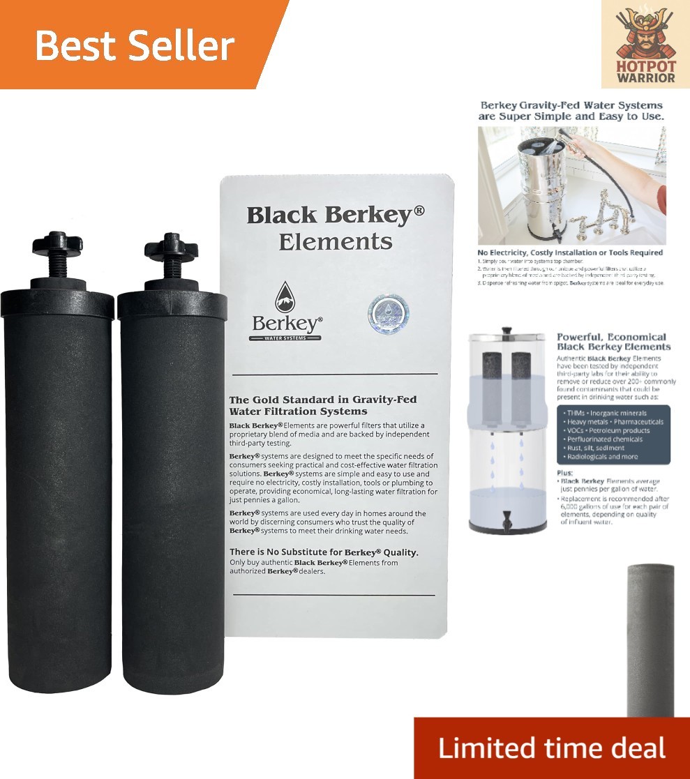 Black Berkey Elements BB9-2 Replacement Filters – Gold Standard Purification