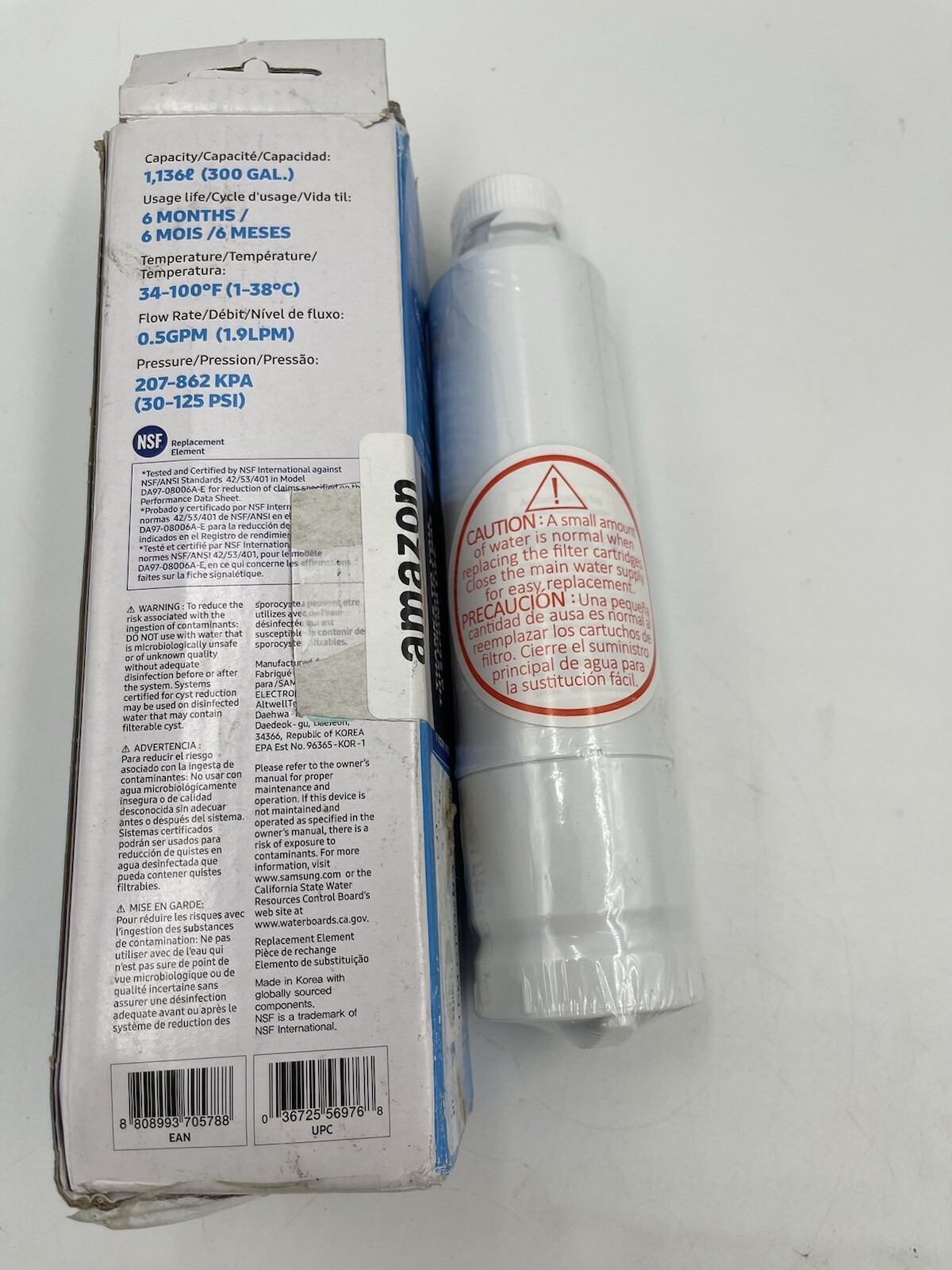 NEW Samsung DA29-00020B HAF-CIN/EXP Refrigerator Ice & Water Filter Genuine