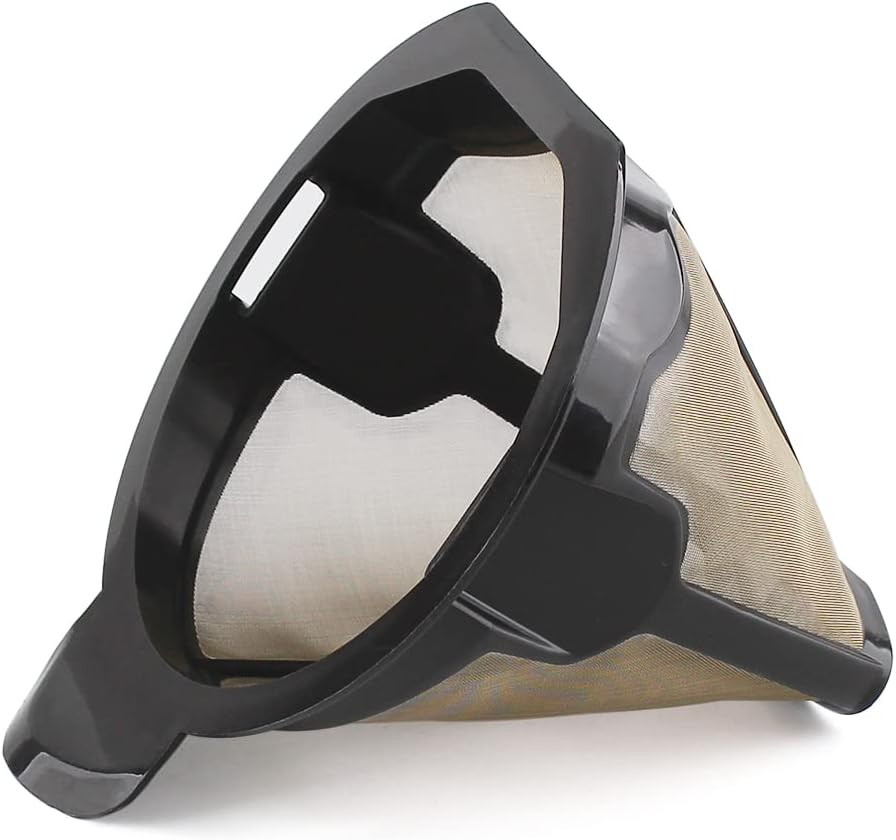 Replacement Parts Cone Reusable Coffee Permanent Filters, Compatible with Ninja