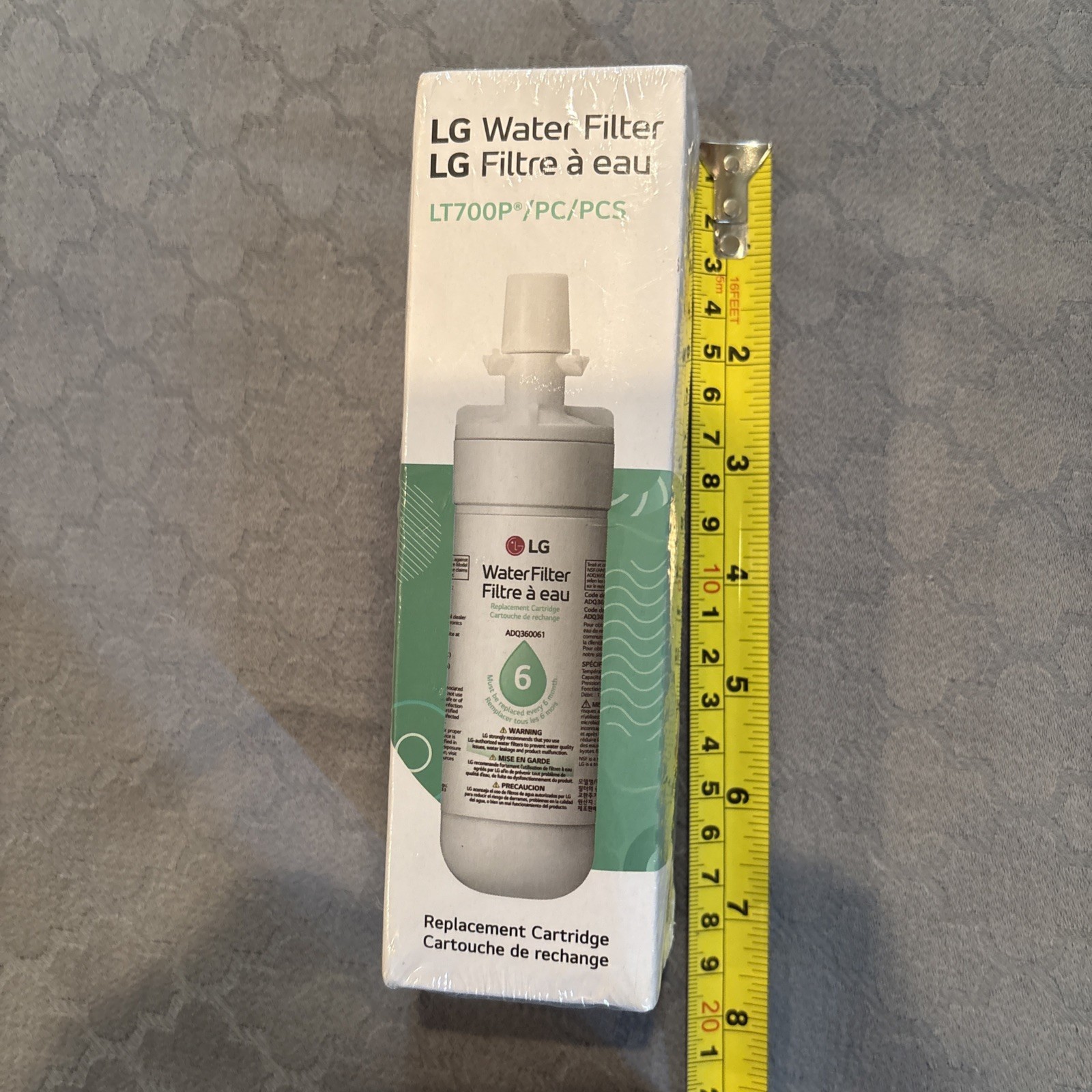 Genuine LG Refrigerator Water Filter ADQ360061