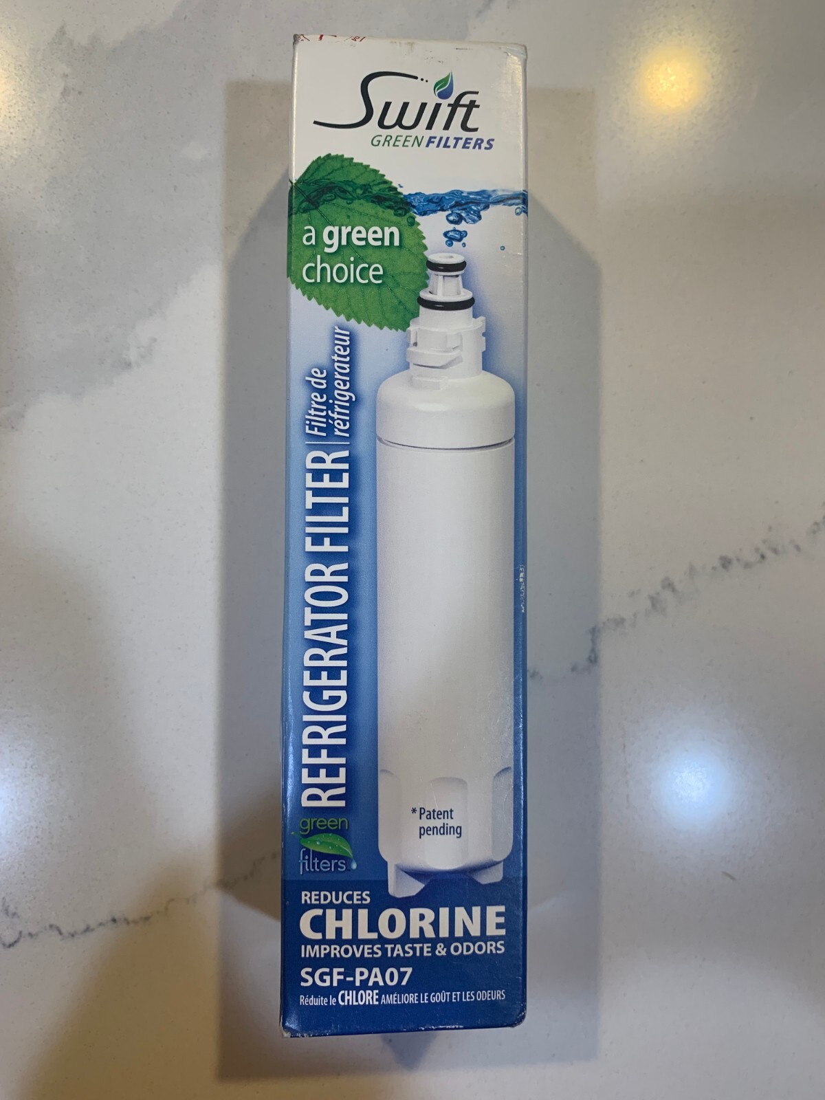 Swift Green Filters Refrigerator Replacement Water Filters SGF-PA07 White