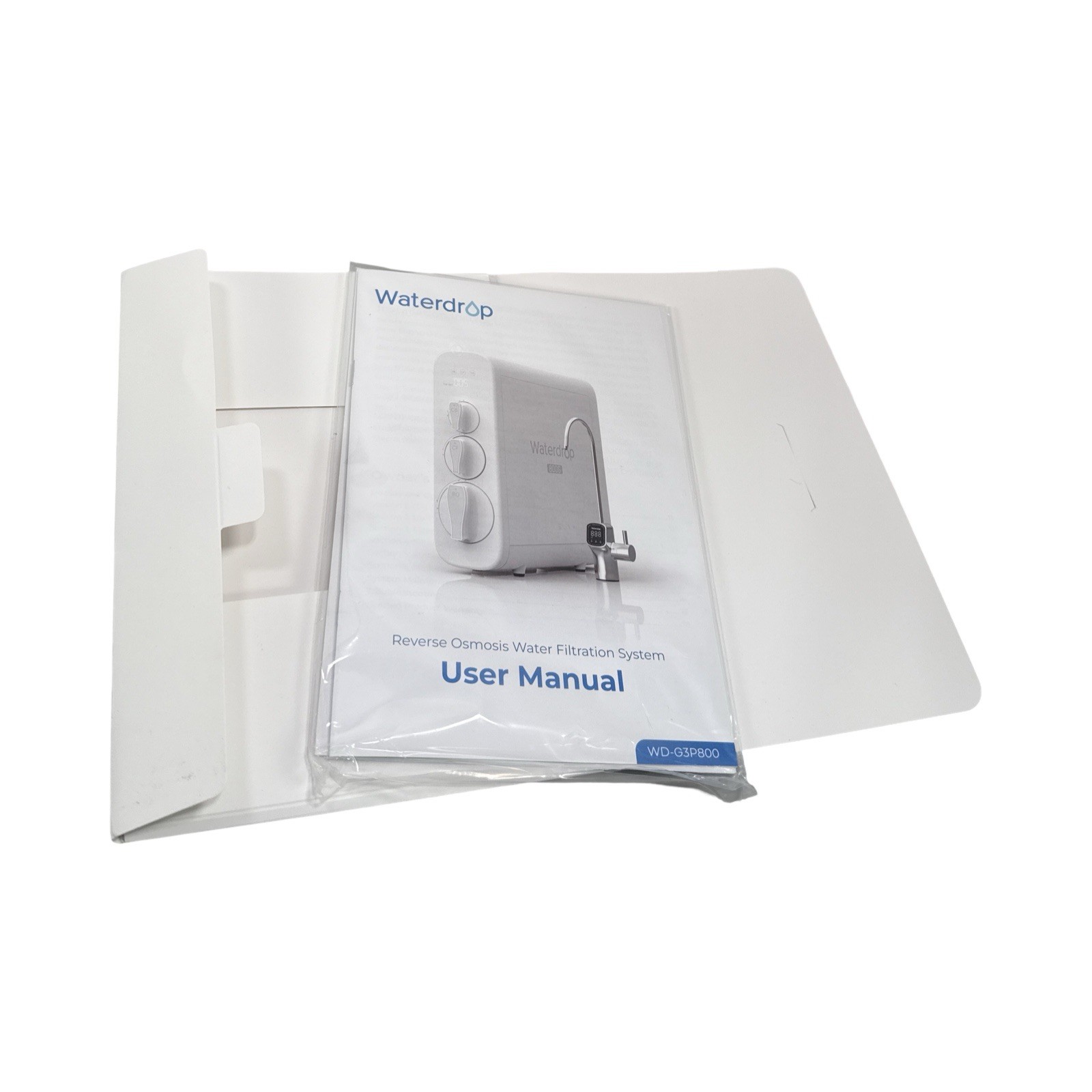 Waterdrop G3P800 Reverse Osmosis System, 800 GPD Fast Flow, 3:1 Pure to Drain