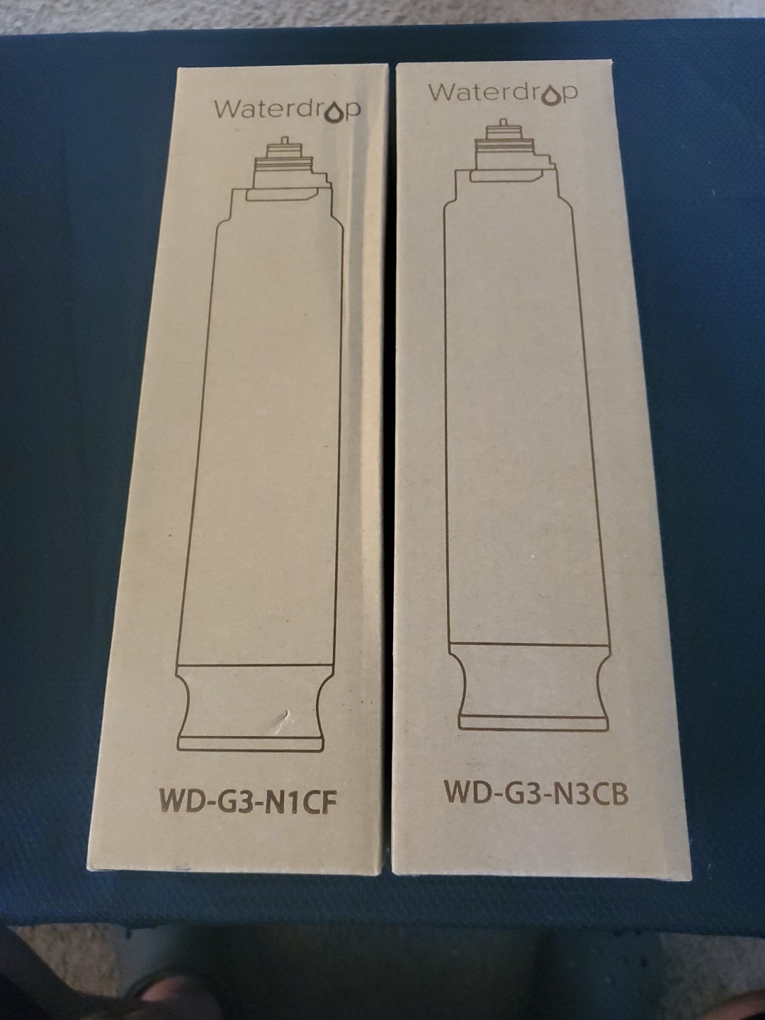 Waterdrop G3 Replacement Filter 1 WD-G3-CF and 1 WD-G3-CB Brand New Sealed