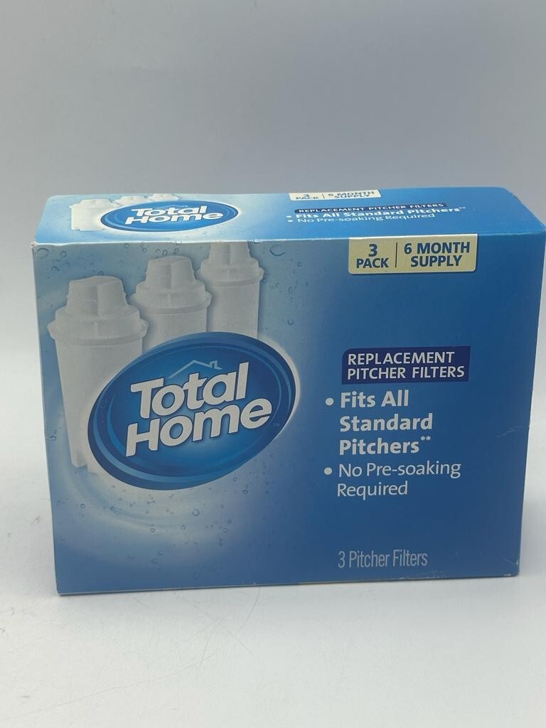 Total Home Replacement Pitcher Filters – 3-pack – 6 Months Supply