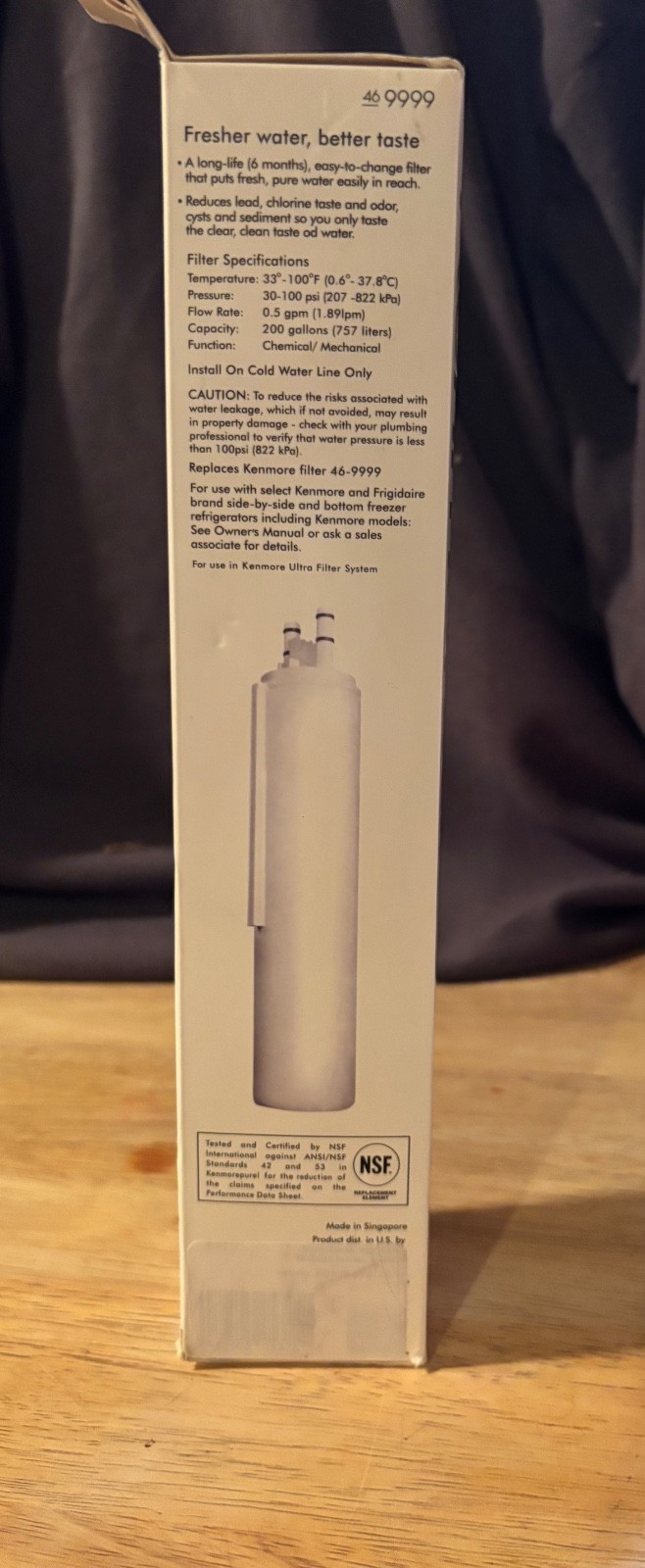 (2) Kenmore 46-9999 Refrigerator Water Filter Replacement