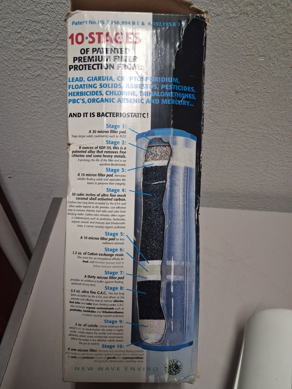 New Wave Enviro 10 Stage Plus Water Filter System NEW IN OPEN BOX OLD STOCK