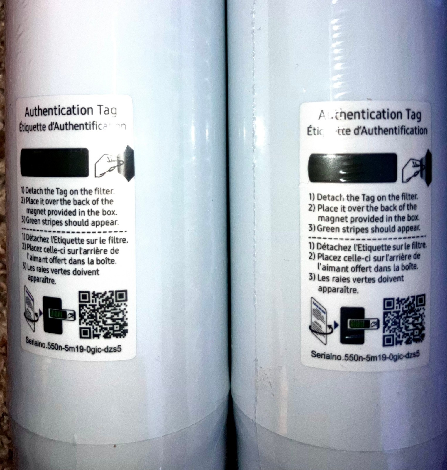 Samsung HAF-CIN/EXP Water Filter 2-Pack DA29-00020B Genuine OEM Open Box