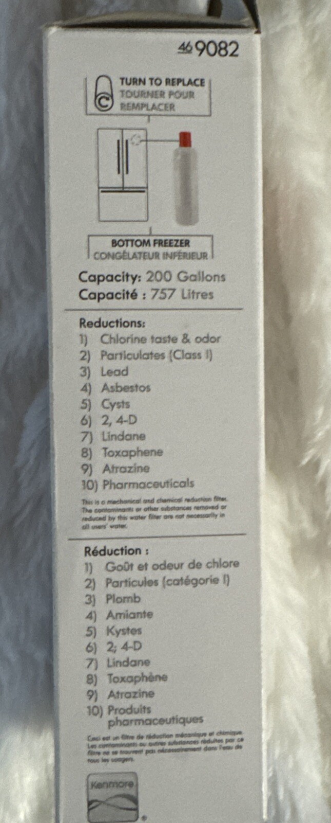 9082 Replacement Refrigerator Filter for Kenmore 46-9082 New in box