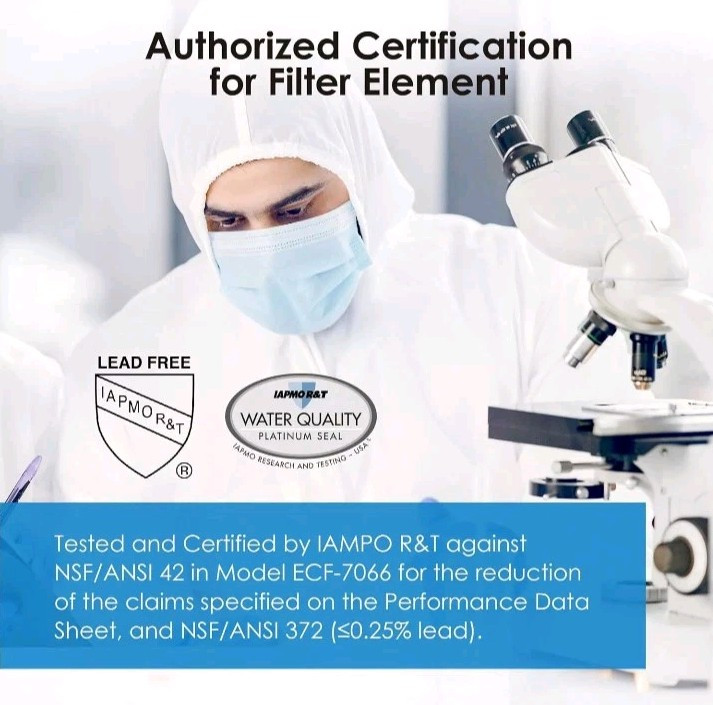 Black Filters by NSF/ANSI 42 Certified, Replacement for BB9-2® Purification USA