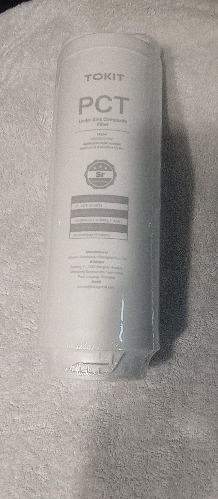 TOKIT PCT Replacement Filter for U2&U2 Pro, NSF/ANSI 58 Certified, Open box