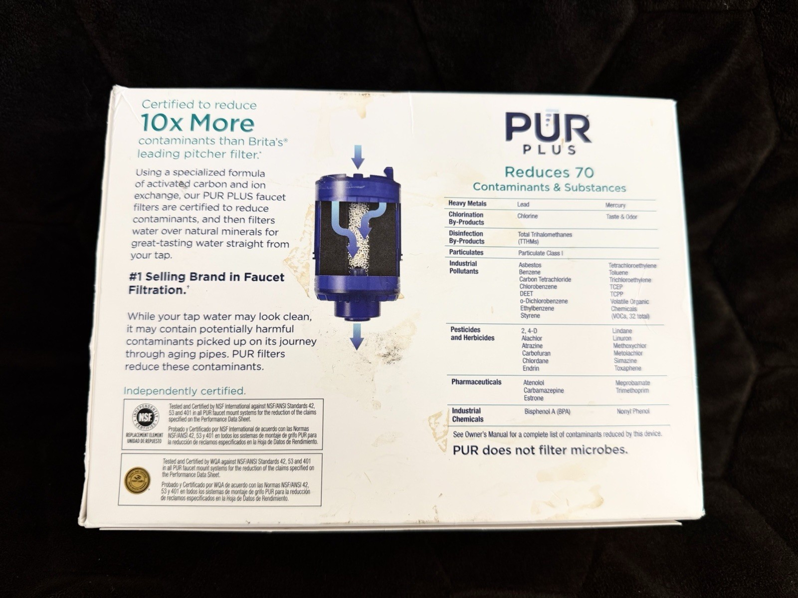 PUR PLUS 3-pack / Faucet Mount RF-9999 Replacement Filters / NEW SEALED