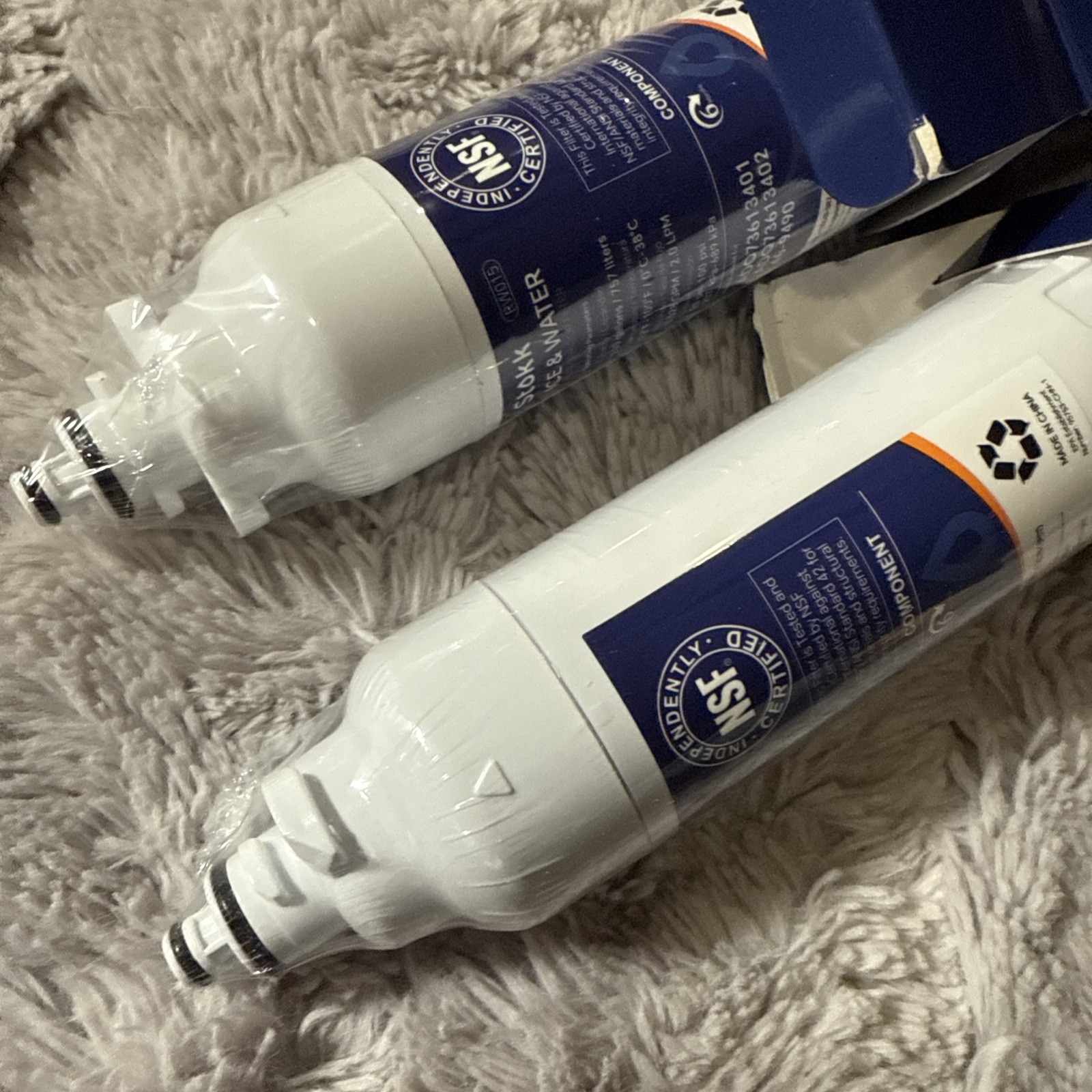 2pk Stokk RW015 Refrigerator Water Filter Replacement Compatible w Multiple Mods