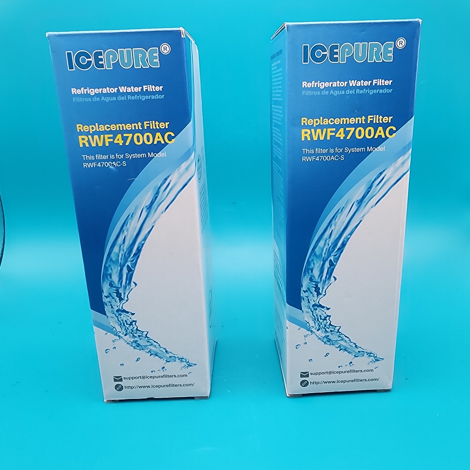 Water Filter RWF4700AC, LG LT1000P MDJ64844601 ADQ74793501 LT1000PC SET OF 2